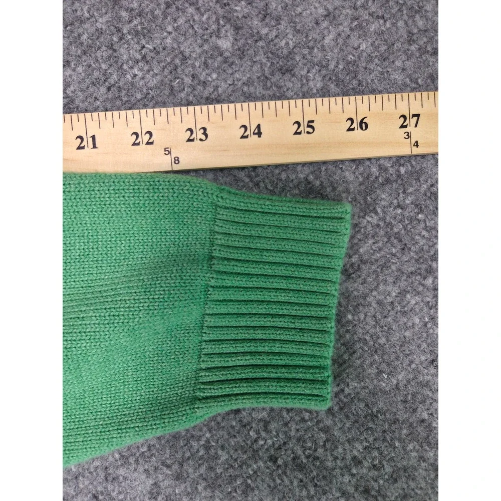 Polo Ralph Lauren Sweater Mens XXL Green Cotton Crewneck Pony Logo Long Sleeve